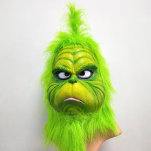Load image into Gallery viewer, Christmas Latex Green Mask Gift
