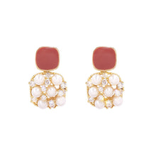 Load image into Gallery viewer, Silver Needle Earrings Net Red All-match Earrings Earrings
