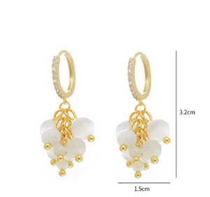 Fashion Temperament Earrings Female Net Red Simple Earrings