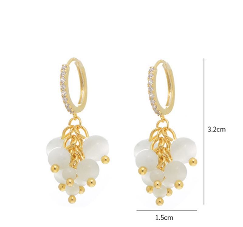 Fashion Temperament Earrings Female Net Red Simple Earrings
