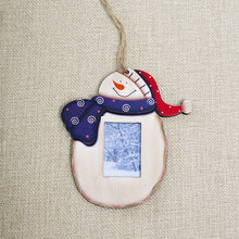 Load image into Gallery viewer, Christmas Decorations Wooden Pendant Photo Frame
