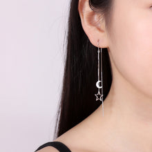 Load image into Gallery viewer, Long Tassel Earrings Round Face Slimming Earrings
