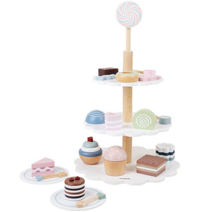 Girl's Birthday Gift Wooden Cake Toy