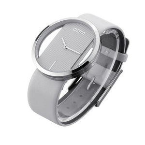 DOM Women Luxury Leather Strap Waterproof Quartz Watch
