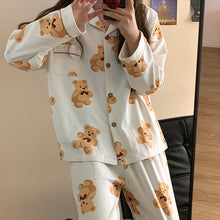 Load image into Gallery viewer, Spring And Autumn Long-sleeved Pajamas Women&#39;s Outer Wear

