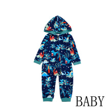 Load image into Gallery viewer, Clothing One-piece Christmas Parent-child Pajamas
