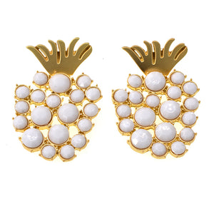 Baroque Pineapple Diamonds Jane Yue Fashion Earrings Earrings