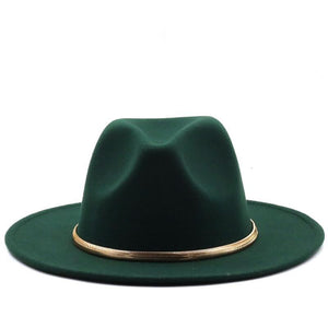 Fashion Autumn And Winter New Men's And Women's Woolen Top Hat Jazz