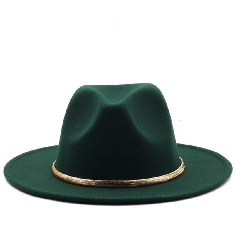 Fashion Autumn And Winter New Men's And Women's Woolen Top Hat Jazz