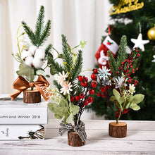 Load image into Gallery viewer, Simple Mini Christmas Decoration Window Small Tree Photography Props
