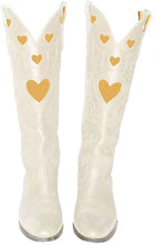 Load image into Gallery viewer, Large Size Long Tube Embroidered Mid-heel Fashion Martin Boots

