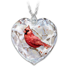 Load image into Gallery viewer, Crystal Pendant Bird Necklace Animal Necklace
