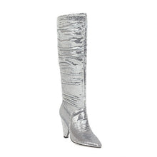 Load image into Gallery viewer, Pointed Thick Heel Fashion Women&#39;s Boots Nightclub High Boots Trendy Shoes

