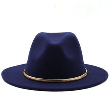 Load image into Gallery viewer, Fashion Autumn And Winter New Men&#39;s And Women&#39;s Woolen Top Hat Jazz
