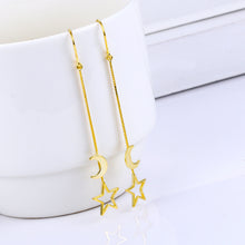 Load image into Gallery viewer, Long Tassel Earrings Round Face Slimming Earrings
