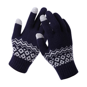 Cold Protection ThickenedJacquard Gloves