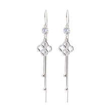 Load image into Gallery viewer, Geometric Earrings Simple Temperament Zircon Sterling Silver Earrings
