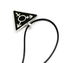 Load image into Gallery viewer, triangle pendant necklace
