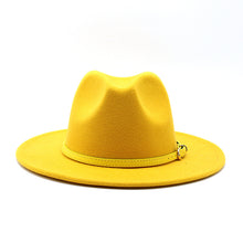 Load image into Gallery viewer, Woolen Hat Big Brimmed Hat Jazz Hat Felt Hat
