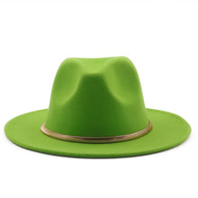 Load image into Gallery viewer, Fashion Autumn And Winter New Men&#39;s And Women&#39;s Woolen Top Hat Jazz
