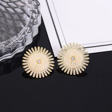 Load image into Gallery viewer, Irregular Earrings Simple Personality Pearl Earrings Earrings With Diamonds
