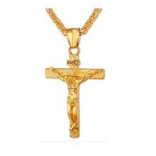 Load image into Gallery viewer, Easter Jesus Cross Necklace Popular Necklace Clavicle Chain Necklace
