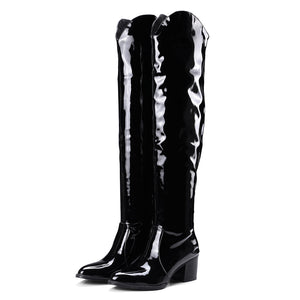 Women's Boots Leopard Print Pointed Toe Boots