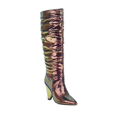 Load image into Gallery viewer, Pointed Thick Heel Fashion Women&#39;s Boots Nightclub High Boots Trendy Shoes
