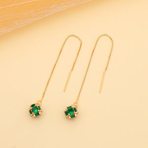 Cubic Zircon Earrings Female Personality Creative Fashion Earrings