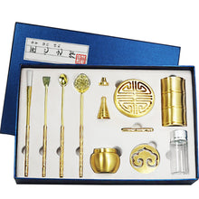 Load image into Gallery viewer, Copper Incense Set Gift Box

