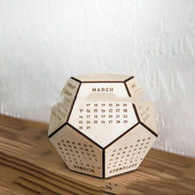 Load image into Gallery viewer, Wooden Calendar Dodecahedron Christmas Gift

