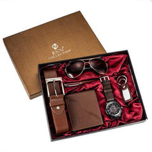 Load image into Gallery viewer, Watch Wallet Sunglasses Belt Gift Box Set For Men
