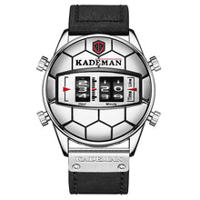 Load image into Gallery viewer, Mens Large Dial Roller Scale Sports Waterproof Steel Band Watch
