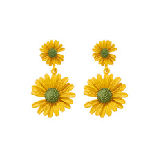 Load image into Gallery viewer, Personalized Net Red Long Tassel Earrings Yellow Earrings  Earrings
