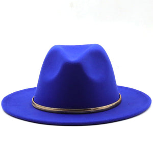 Fashion Autumn And Winter New Men's And Women's Woolen Top Hat Jazz