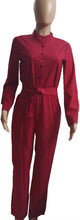 Load image into Gallery viewer, Printed Leopard Print Long Sleeve Jumpsuit
