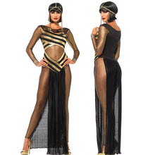 Load image into Gallery viewer, Halloween Greek Goddess Costume Ancient Cleopatra Uniform
