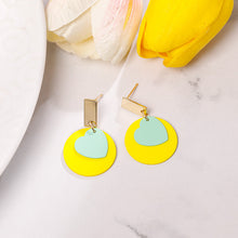 Load image into Gallery viewer, Personalized Net Red Long Tassel Earrings Yellow Earrings  Earrings
