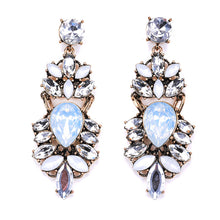 Load image into Gallery viewer, Fashion Exaggerated Earrings Retro Alloy Trend Earrings Geometric Diamond Long Earrings
