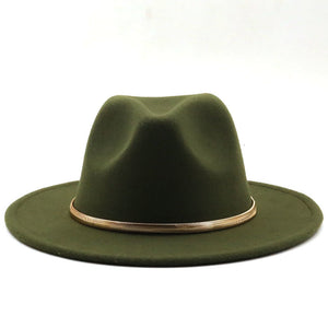 Fashion Autumn And Winter New Men's And Women's Woolen Top Hat Jazz