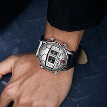 Load image into Gallery viewer, Mens Large Dial Roller Scale Sports Waterproof Steel Band Watch
