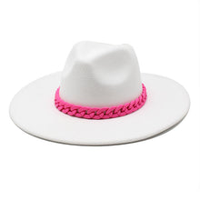 Load image into Gallery viewer, Men&#39;s And Women&#39;s Large Brim Wool Top Hat
