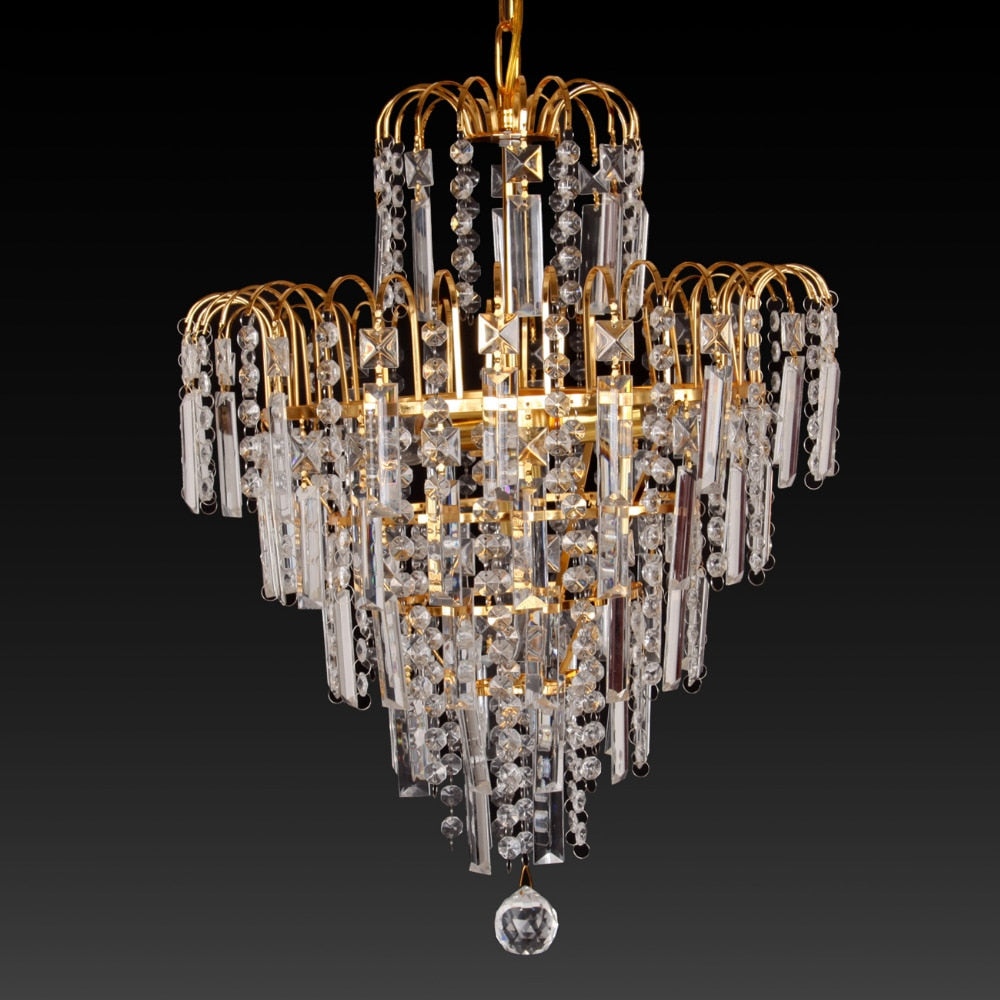(Shipping From EU) Modern Elegant Crystal Light Lamp Pendant Lighting Fixture