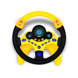 Cute Children Steering Wheel Toy with Light Simulation Driving Sound Music funny Educational Baby Electronic Travel kids toys