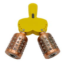 Load image into Gallery viewer, SHARE HO Double Copper Moxa Facial Acupunture Stick Chinese Moxibustion Therapy Roll holder Points Heating Warm Treatment
