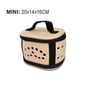 Foldable Dog Carrier Handbag Cat Travel Bag EVA Breathable Shoulder Bags For Small Dogs Puppy Carrying Outdoor Pet Supplies