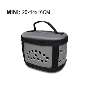 Foldable Dog Carrier Handbag Cat Travel Bag EVA Breathable Shoulder Bags For Small Dogs Puppy Carrying Outdoor Pet Supplies