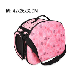 Foldable Dog Carrier Handbag Cat Travel Bag EVA Breathable Shoulder Bags For Small Dogs Puppy Carrying Outdoor Pet Supplies