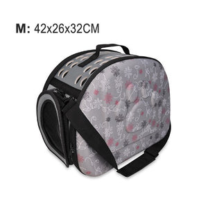 Foldable Dog Carrier Handbag Cat Travel Bag EVA Breathable Shoulder Bags For Small Dogs Puppy Carrying Outdoor Pet Supplies