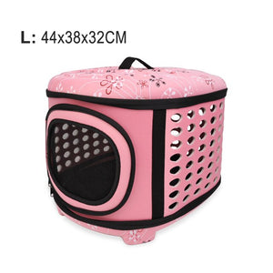 Foldable Dog Carrier Handbag Cat Travel Bag EVA Breathable Shoulder Bags For Small Dogs Puppy Carrying Outdoor Pet Supplies